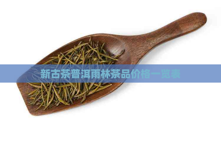 新古茶普洱雨林茶品价格一览表