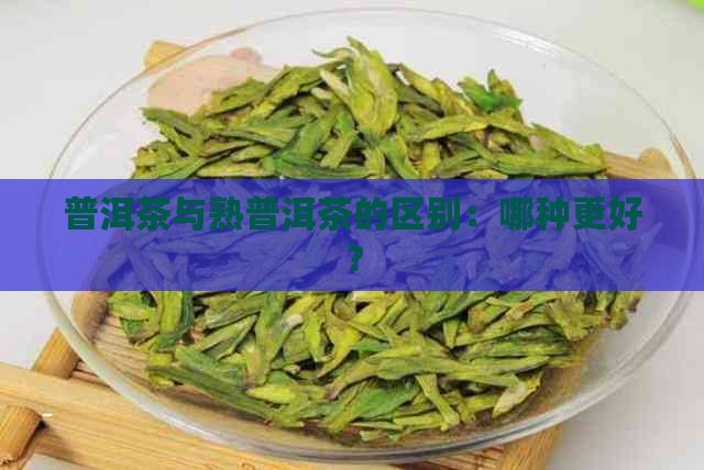 普洱茶与熟普洱茶的区别：哪种更好？