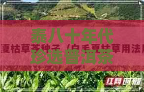 泰八十年代珍选普洱茶