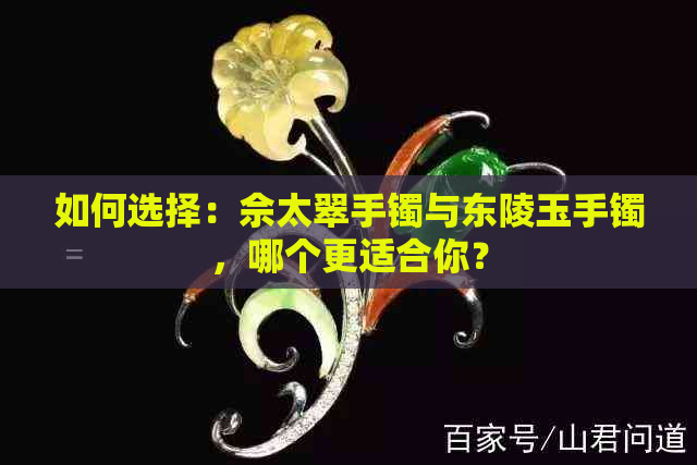 如何选择：佘太翠手镯与东陵玉手镯，哪个更适合你？