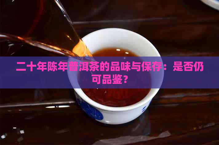 二十年陈年普洱茶的品味与保存：是否仍可品鉴？