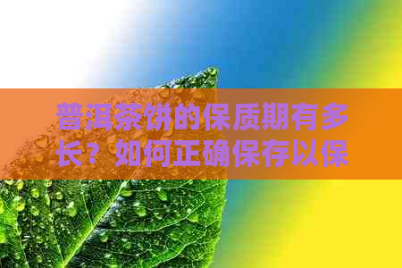 普洱茶饼的保质期有多长？如何正确保存以保持其新度和口感？