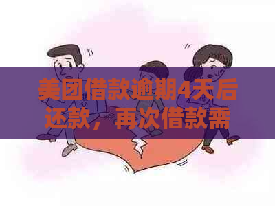 美团借款逾期4天后还款，再次借款需要等待多久？