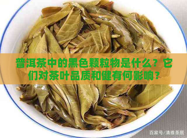 普洱茶中的黑色颗粒物是什么？它们对茶叶品质和健有何影响？