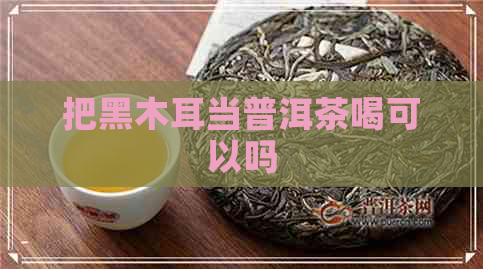 把黑木耳当普洱茶喝可以吗