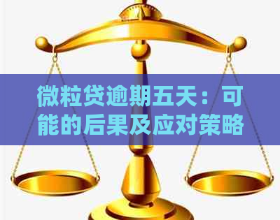 微粒贷逾期五天：可能的后果及应对策略，让你了解逾期影响和解决方案