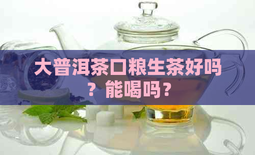 大普洱茶口粮生茶好吗？能喝吗？