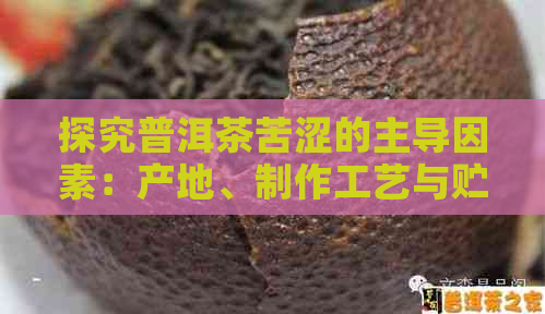 探究普洱茶苦涩的主导因素：产地、制作工艺与贮藏环境的影响