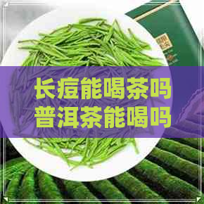 长痘能喝茶吗普洱茶能喝吗