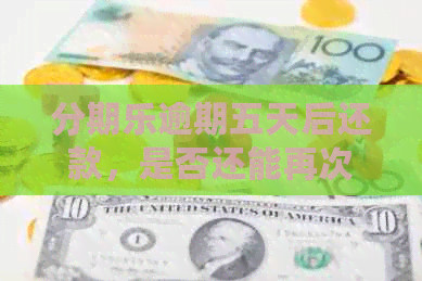 逾期五天后还款，是否还能再次取出资金？