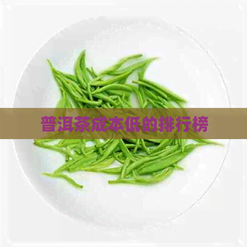 普洱茶成本低的排行榜