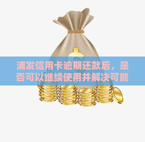 浦发信用卡逾期还款后，是否可以继续使用并解决可能的影响和恢复方法