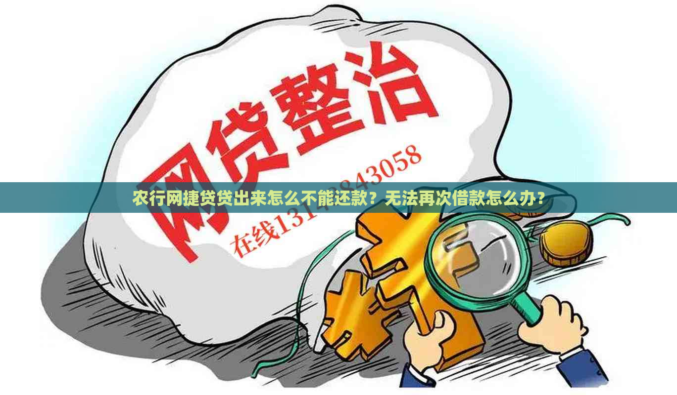 农行网捷贷贷出来怎么不能还款？无法再次借款怎么办？