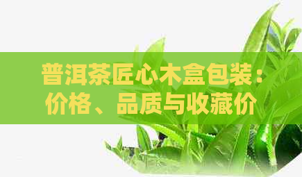 普洱茶匠心木盒包装：价格、品质与收藏价值全方位解析