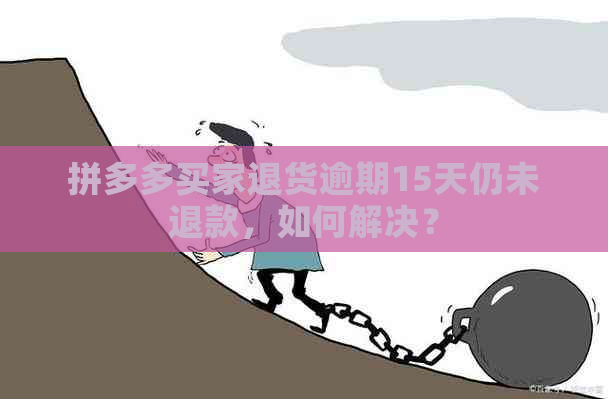 拼多多买家退货逾期15天仍未退款，如何解决？