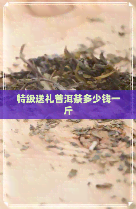 特级送礼普洱茶多少钱一斤