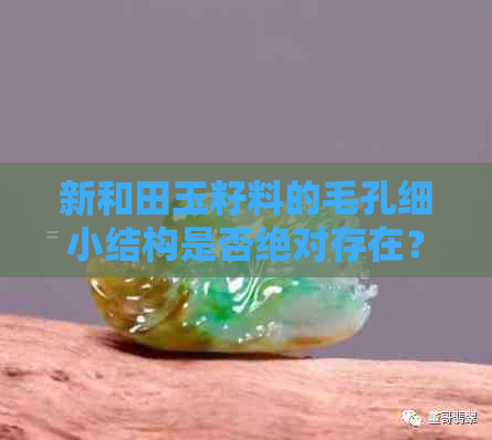 新和田玉籽料的毛孔细小结构是否绝对存在？我们来探讨一下。