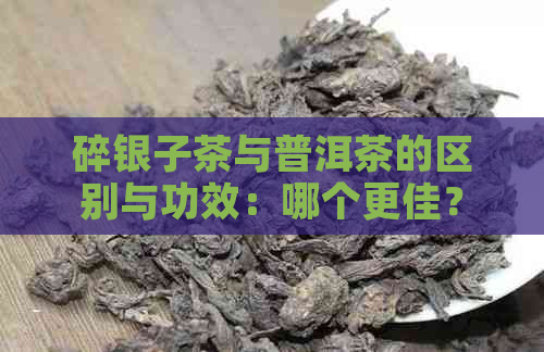 碎银子茶与普洱茶的区别与功效：哪个更佳？