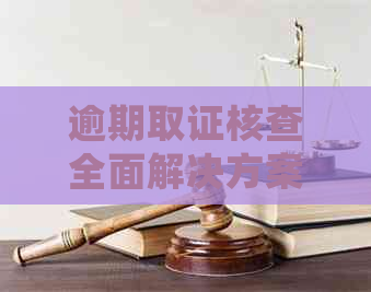 逾期取证核查全面解决方案：如何应对逾期、提高效率和确保证据有效性