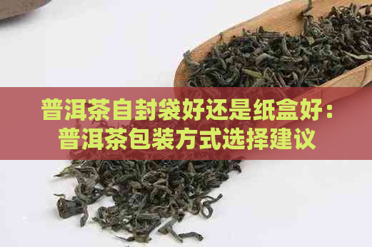 普洱茶自封袋好还是纸盒好：普洱茶包装方式选择建议