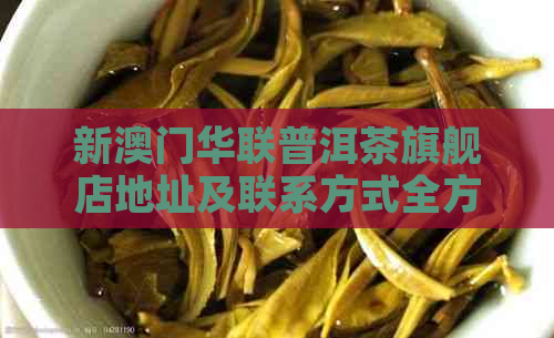 新华联普洱茶旗舰店地址及联系方式全方位解析