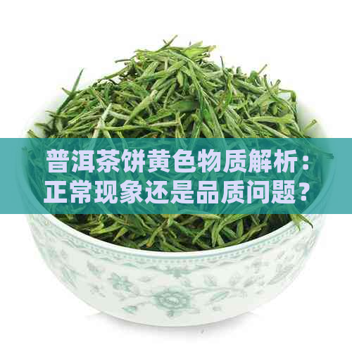 普洱茶饼黄色物质解析：正常现象还是品质问题？如何正确品鉴与购买？