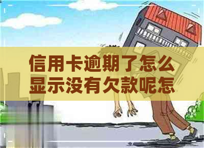 信用卡逾期了怎么显示没有欠款呢怎么回事