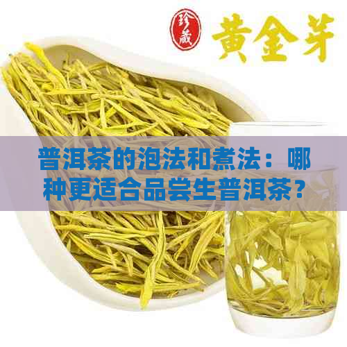 普洱茶的泡法和煮法：哪种更适合品尝生普洱茶？