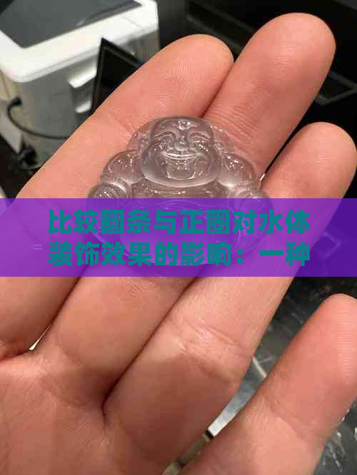 比较圆条与正圈对水体装饰效果的影响：一种新颖的视角