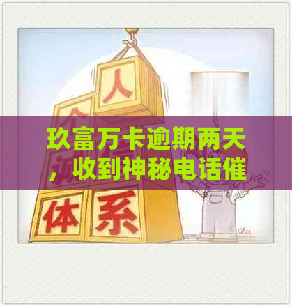 玖富万卡逾期两天，收到神秘电话，究竟何方神圣？