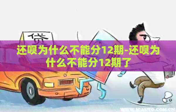 还款为什么不能分12期-还款为什么不能分12期了