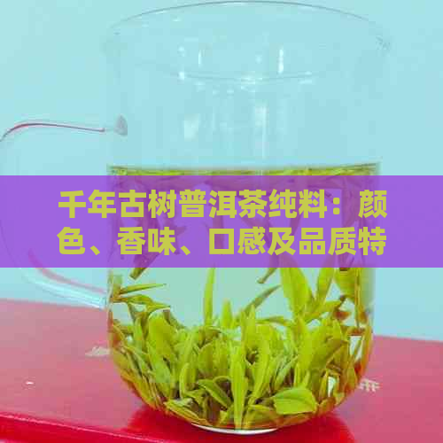 千年古树普洱茶纯料：颜色、香味、口感及品质特点全解析