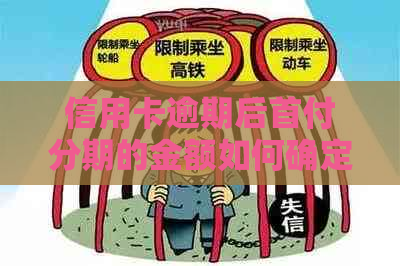 信用卡逾期后首付分期的金额如何确定？需要考虑哪些因素？