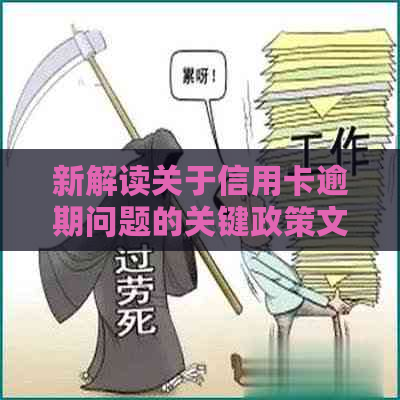 新解读关于信用卡逾期问题的关键政策文件，解决用户疑虑