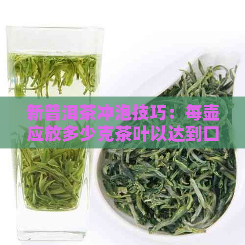 新普洱茶冲泡技巧：每壶应放多少克茶叶以达到口感？