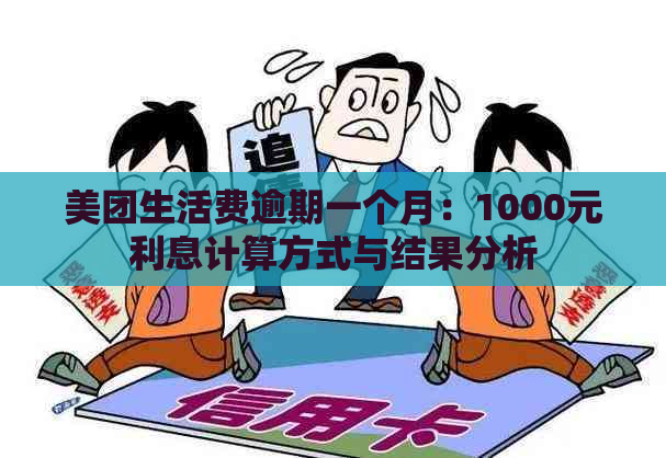 美团生活费逾期一个月：1000元利息计算方式与结果分析