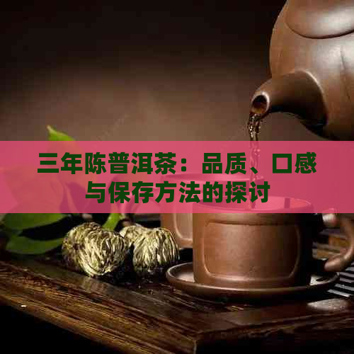 三年陈普洱茶：品质、口感与保存方法的探讨