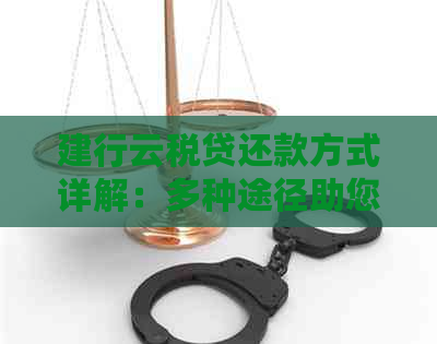 建行云税贷还款方式详解：多种途径助您顺利还清贷款