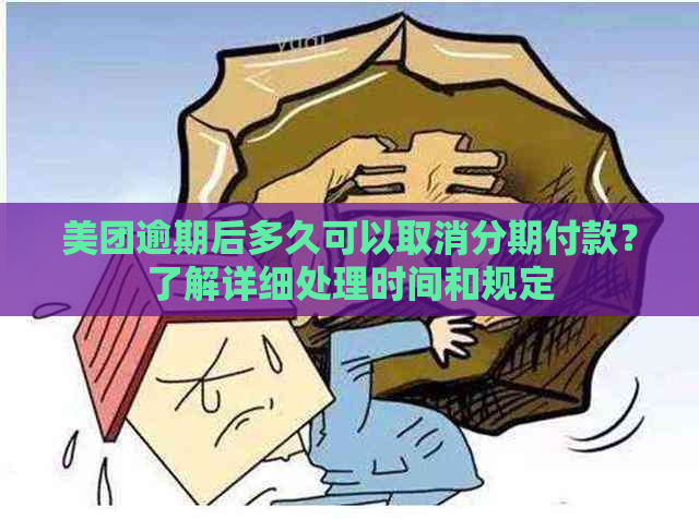 美团逾期后多久可以取消分期付款？了解详细处理时间和规定