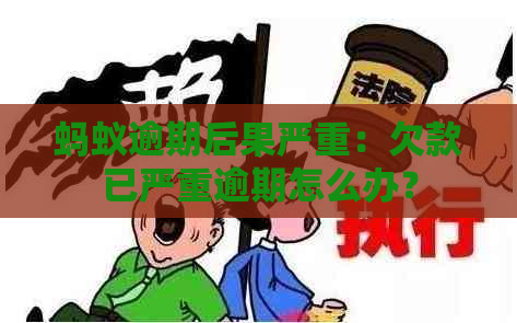 蚂蚁逾期后果严重：欠款已严重逾期怎么办？