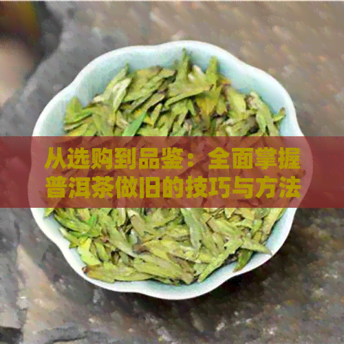 从选购到品鉴：全面掌握普洱茶做旧的技巧与方法，了解其历背景和品饮要点