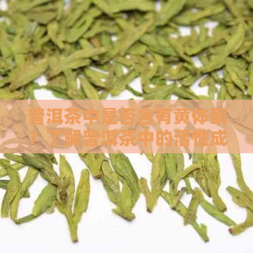 普洱茶中是否含有黄体酮？了解普洱茶中的活性成分及其健效果