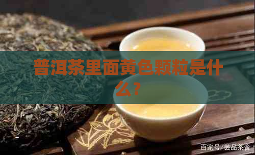 普洱茶里面黄色颗粒是什么？