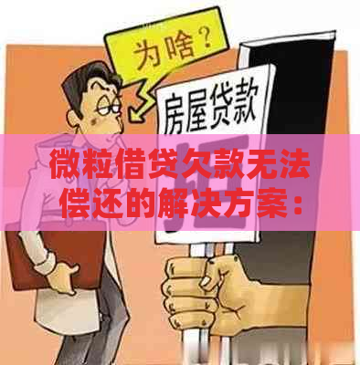 微粒借贷欠款无法偿还的解决方案：借款人应如何应对和挽救？