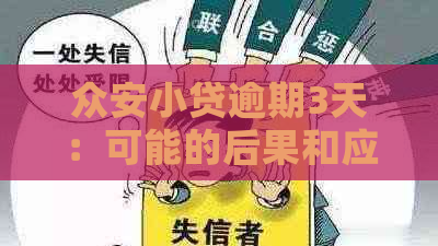 众安小贷逾期3天：可能的后果和应对策略