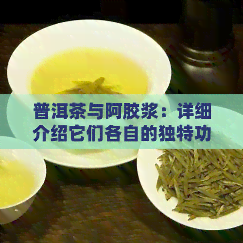 普洱茶与阿胶浆：详细介绍它们各自的独特功效及区别，助您了解两者的异同