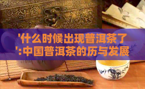 '什么时候出现普洱茶了':中国普洱茶的历与发展