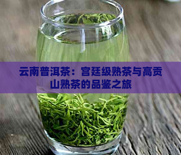 云南普洱茶：宫廷级熟茶与高贡山熟茶的品鉴之旅