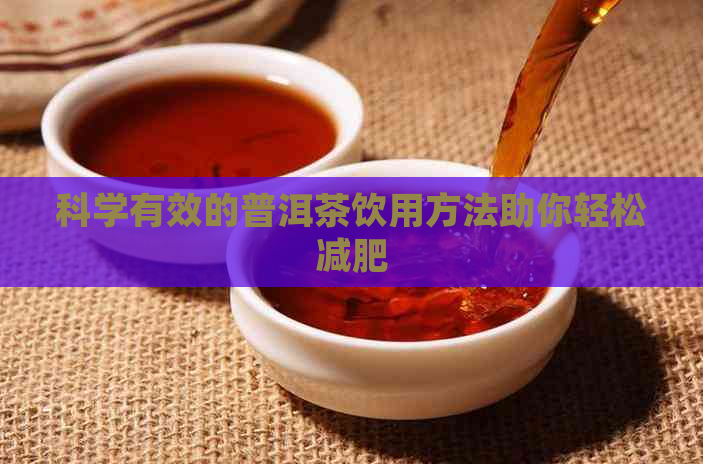 科学有效的普洱茶饮用方法助你轻松减肥