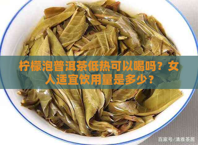 柠檬泡普洱茶低热可以喝吗？女人适宜饮用量是多少？